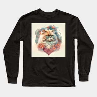 Bundle of love - Persian cat- Purr-fect valentine gift for the feline-loving pet lover Long Sleeve T-Shirt